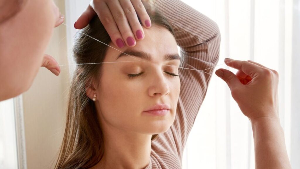 To know about eyebrow threading